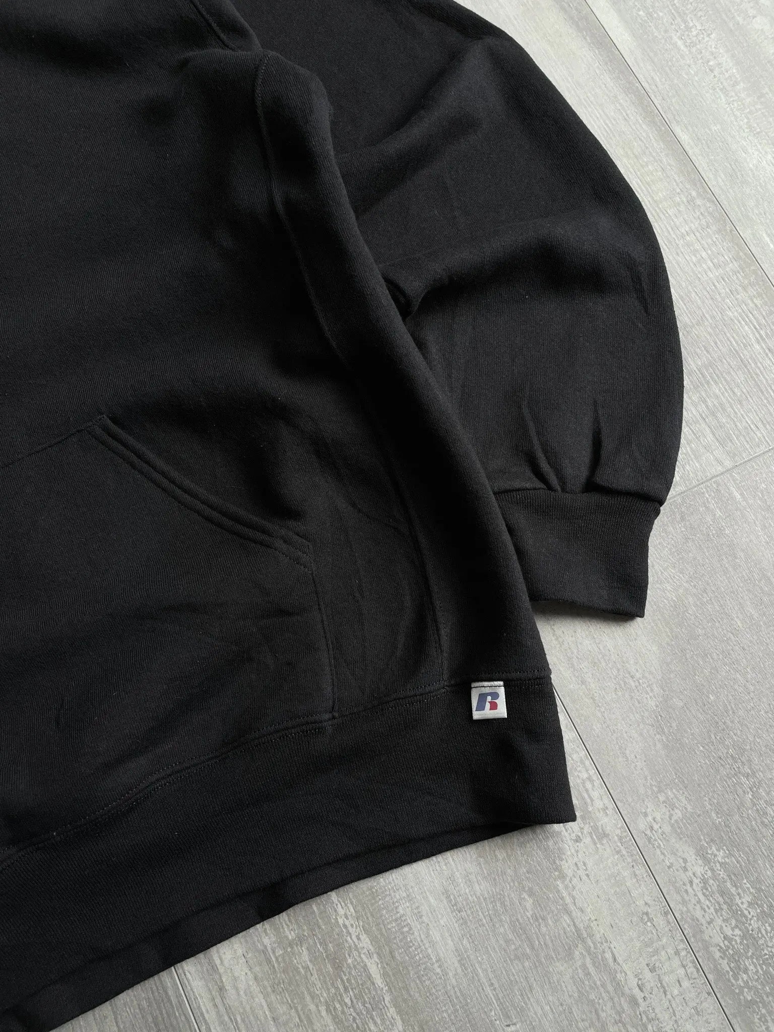 Russell Atheltic Black Hoodie - XL sullivansvintage