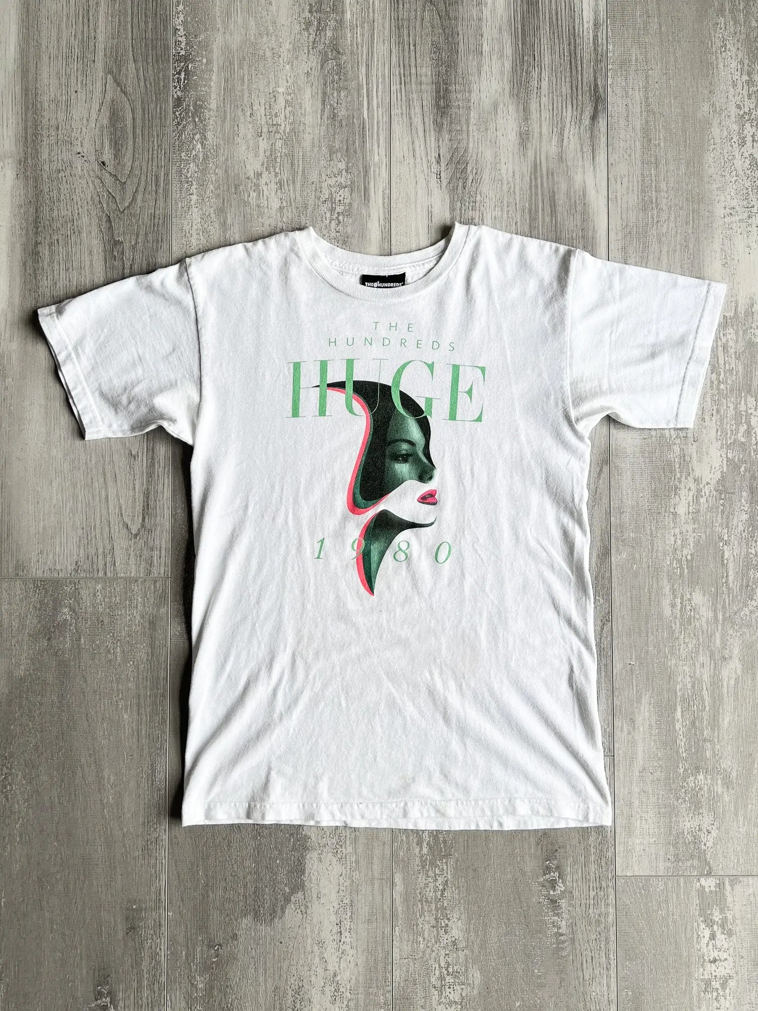 The Hundreds "HUGE 1980" White T-Shirt - S sullivansvintage