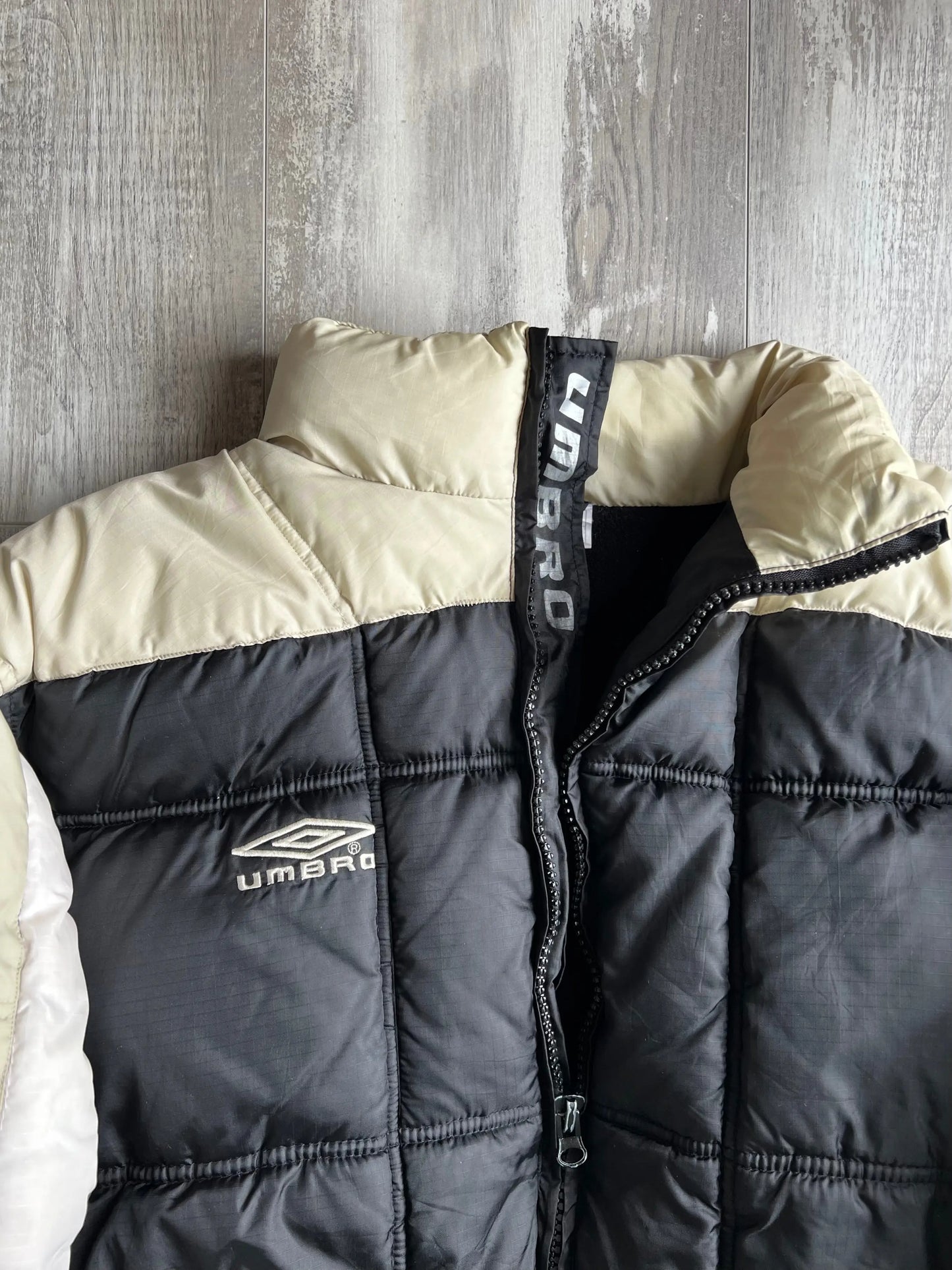 Umbro Two-Tone Trench Puffer Jacket - XL sullivansvintage