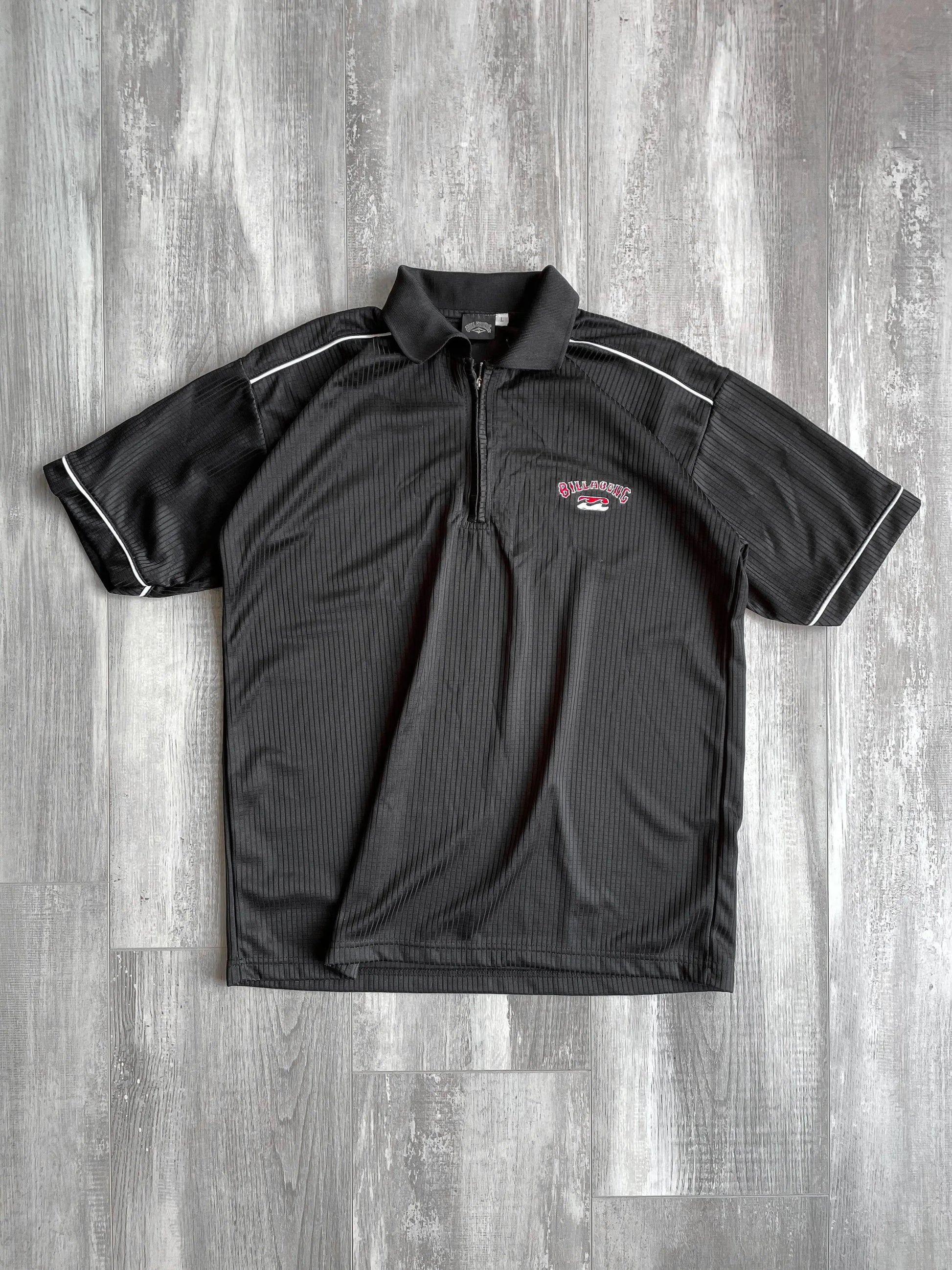 Vintage Billabong Black Quarter Zip Polo - L sullivansvintage