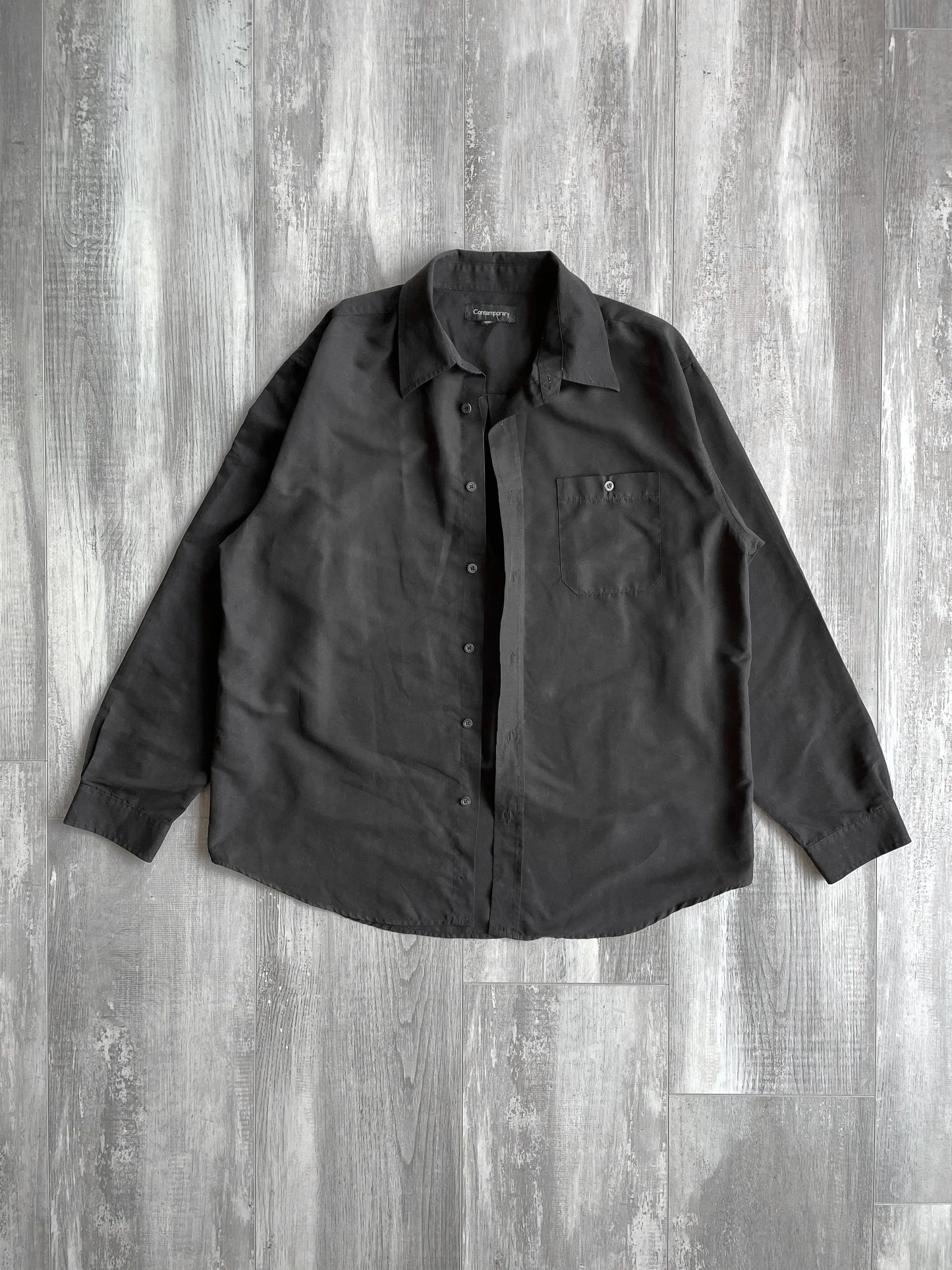 Vintage Contemporary Black Long Sleeve Shirt - XL sullivansvintage