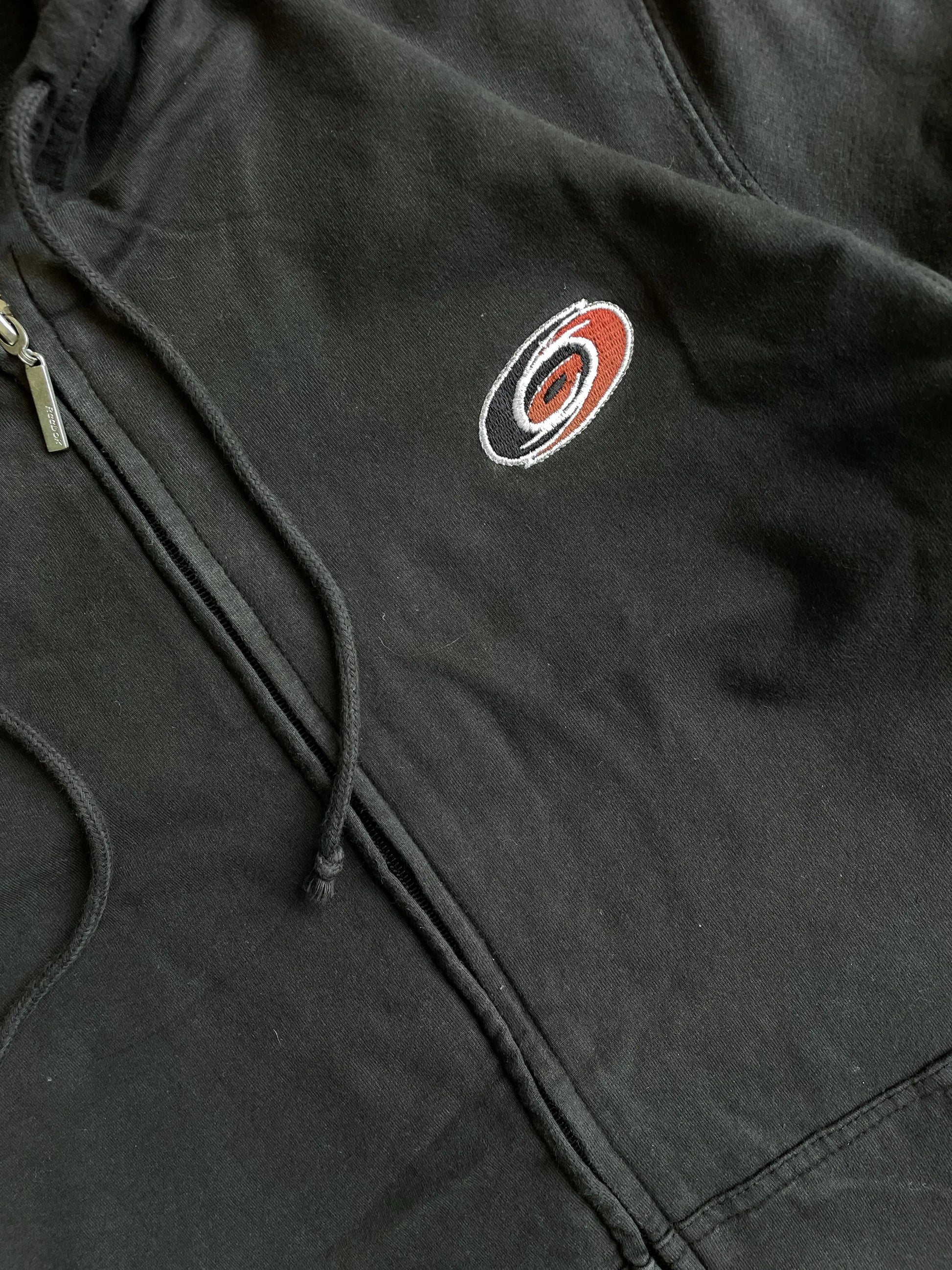 Vintage Reebok Black ZIp Up Hoodie - L sullivansvintage