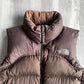 Vintage The North Face Nuptse 700 Brown Womens Puffer Vest - XS sullivansvintage